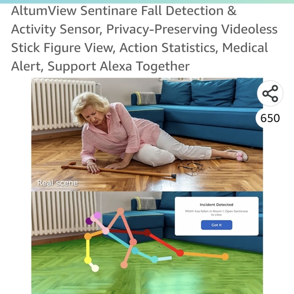 Fall Detector/Activity Camera - Picture 4 of 8
